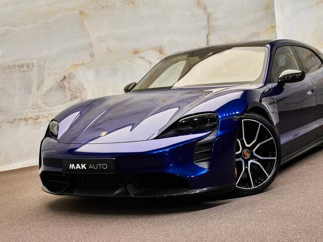 Porsche Taycan Sport Turismo Turbo S, NL-auto, 1e eig., PTS, PCCB, PDCC, SportDesign, carbon, pano, Burmester, matrix-LED, 21", HUD, ACC, keyless, privacy