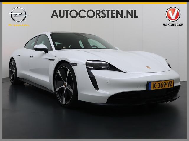 Porsche Taycan Panoramadak Sport chrono pakket Adaptieve luchtvering Bose®-Audio Apple Carplay Android Auto Navi Ecc Camera Pdc Comfortstoelen Stoelverwarming Elek.Achterklep Lmv Led Elek.Stoelen DAB Lane Change Assist ParkAssistent SOH 90% 1e Eigenaar Origineel Nederla