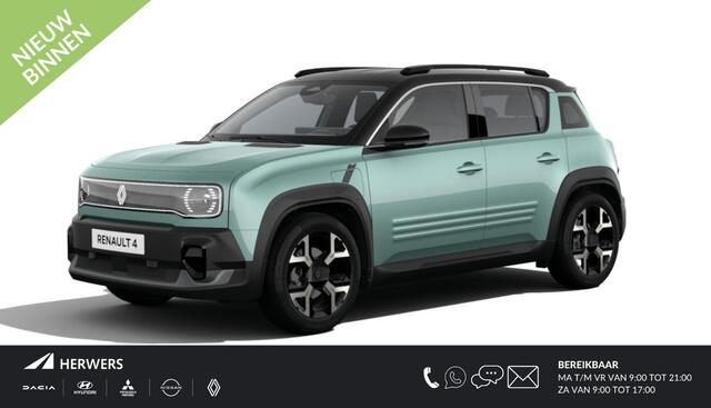 Renault 4 techno 52 kWh / Uit Voorraad Leverbaar /