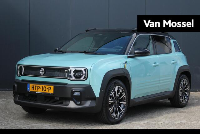 Renault 4 comfort range iconic 150Pk 52 kWh | Navigatie Via Google | Apple & Android Carplay | Parkeersensoren Voor & Achter | Achteruitrijcamera | Adaptieve Cruise Control | Privacy Glass | Keyless entry | Elektrische Achterklep |