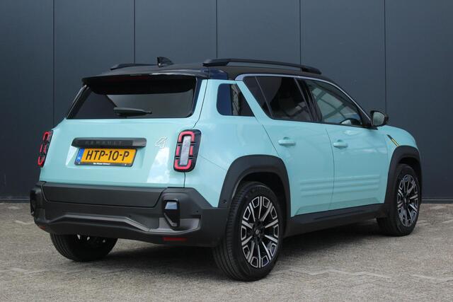 Renault 4 comfort range iconic 150Pk 52 kWh | Navigatie Via Google | Apple & Android Carplay | Parkeersensoren Voor & Achter | Achteruitrijcamera | Adaptieve Cruise Control | Privacy Glass | Keyless entry | Elektrische Achterklep |