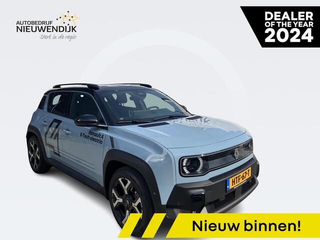 Renault 4 comfort range techno 52 kWh / Google assist/Parkeersensoren/achteruit rij camera/Climate control/DEMO voertuig vraag naar beschibaarheid