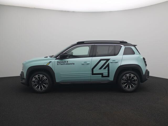 Renault 4 E-Tech electric comfort range iconic 52 kWh | Demo | Parkeersensoren rondom met automatisch inparkeren | Verwarmbare voorstoelen en stuurwiel | 10" openR link multimedia en navigatiesysteem met ingebouwde Google services |