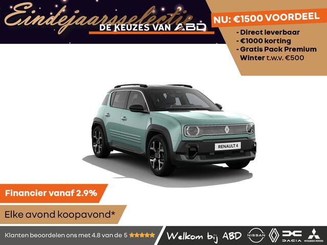 Renault 4 Techno Comfort range | Achteruitrijcamera | Elektronisch geregelde airconditioning | Full LED koplampen