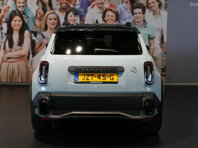 Renault 4 comfort range techno 52 kWh - NIEUW! - Elektrische kofferbakklep - Dodehoek - Stoel + stuurverwarming