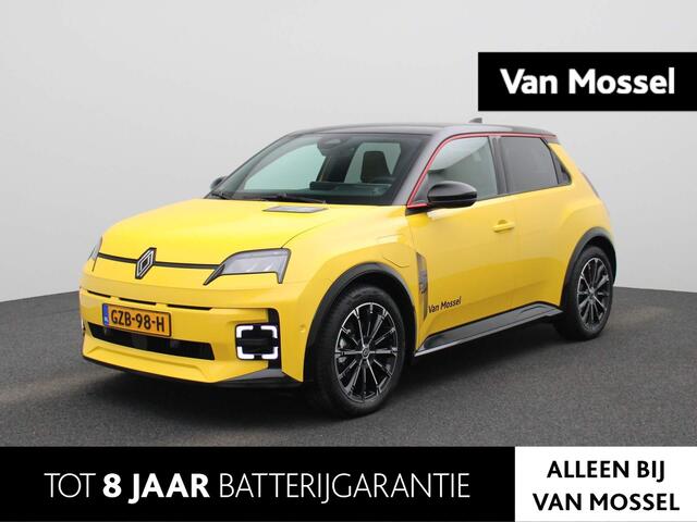 Renault 5 comfort range iconic cinq 52 kWh | Pack Safety & Advanced Driving Assist | Harman Kardon Audio | Stoel- en Stuurwielverwarming | Camera | Draadloze Smartphonelader | 18" LMV 'Chrono' | LED Pure Vision | Android Automotive