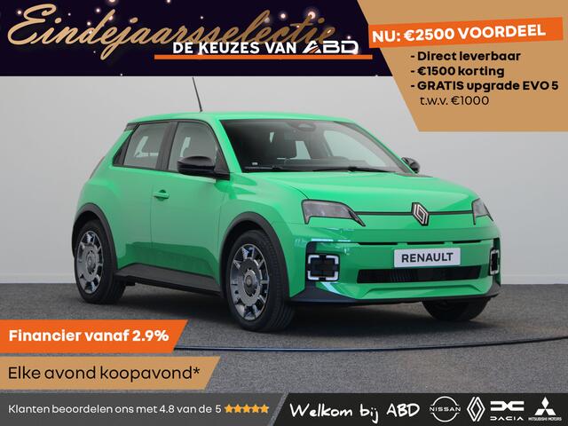 Renault 5 Evolution Urban range | Cruise control met snelheidsbegrenzer | Full LED koplampen | ISOFIX-bevestigingssysteem voor kinderzitjes op passagiersstoel en op de twee buitenste zitplaatsen achter