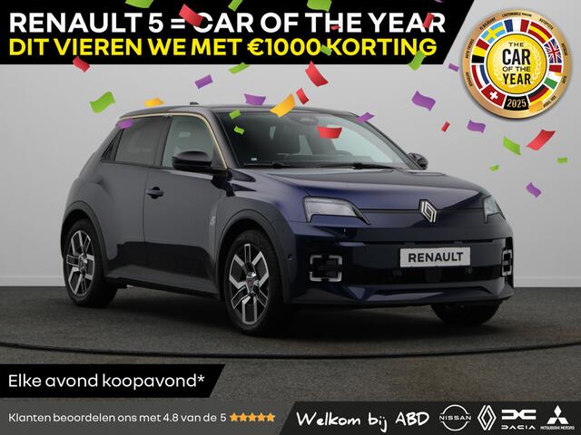 Renault 5 Techno Comfort range | Achteruitrijcamera | ISOFIX-bevestigingssysteem voor kinderzitjes op passagiersstoel en op de twee buitenste zitplaatsen achter | LED-dagrijverlichting met specifiek vormgegeven lichtsignatuur