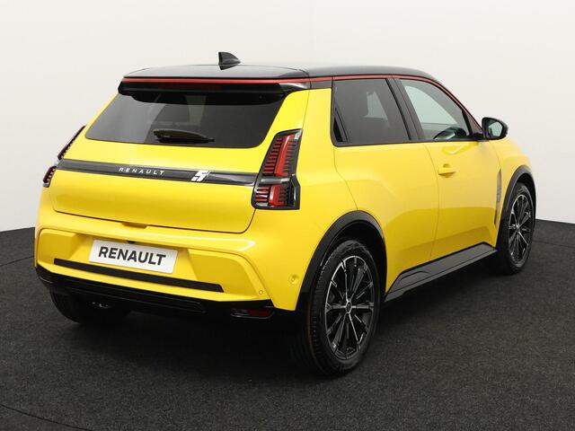 Renault 5 comfort range iconic cinq 52 kWh / STOEL- & STUURVERWARMING / DODEHOEK DETECTIE / PARKEERSENSOREN + CAMERA / APPLE- & ANDROID AUTO incl. NAVIGATIE /