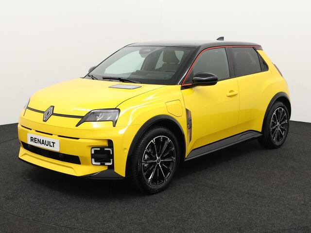 Renault 5 comfort range iconic cinq 52 kWh / STOEL- & STUURVERWARMING / DODEHOEK DETECTIE / PARKEERSENSOREN + CAMERA / APPLE- & ANDROID AUTO incl. NAVIGATIE /