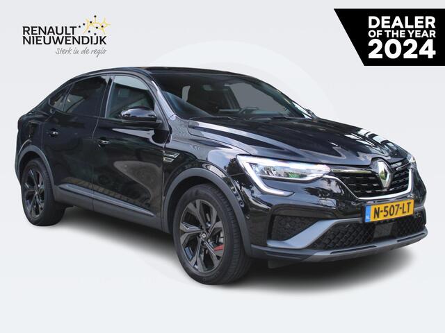 Renault Arkana 1.6 Hybrid 145 R.S. Line AUTOMAAT / DELAER ONDERHOUDEN / LEDER / 9,3'' NAVI / CAMERA / ADAPT. CRUISE / CARPLAY / CLIMATE / STOELV. / STUURV. / BLINDSPOT / PRIVACY GLAS / 18'' LMV