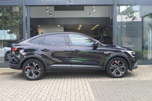 Renault Arkana 1.6 Hybrid 145 R.S. Line AUTOMAAT / DELAER ONDERHOUDEN / LEDER / 9,3'' NAVI / CAMERA / ADAPT. CRUISE / CARPLAY / CLIMATE / STOELV. / STUURV. / BLINDSPOT / PRIVACY GLAS / 18'' LMV