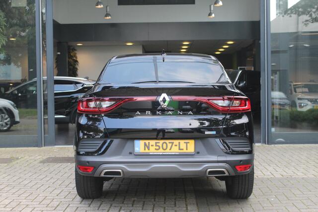 Renault Arkana 1.6 Hybrid 145 R.S. Line AUTOMAAT / DELAER ONDERHOUDEN / LEDER / 9,3'' NAVI / CAMERA / ADAPT. CRUISE / CARPLAY / CLIMATE / STOELV. / STUURV. / BLINDSPOT / PRIVACY GLAS / 18'' LMV