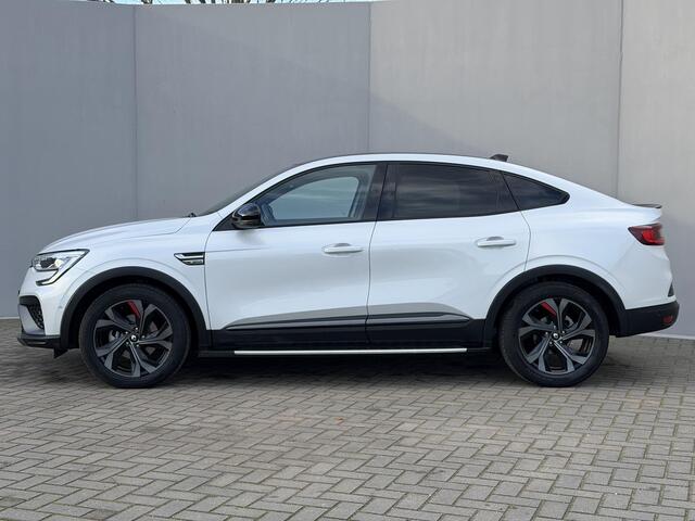 Renault Arkana 1.6 E-Tech Hybrid 145 R.S. Line / Trekhaak (760KG) / Dealer Onderhouden / Adaptive Cruise / Camera / Lederen Bekleding / Stoel & Stuurwiel Verwarming / Spoiler / Zwart Dak / DAB / NAP /