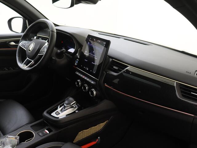 Renault Arkana 1.6 E-Tech hybrid 145 E-Tech engineered | Apple Carplay/Android | cruise control adaptief | dodehoek detectie | electronic climate control | LED koplampen | lederen/microvezel bekleding | lichtmetalen velgen 18" | navigatiesysteem | rijstrooksensor met co