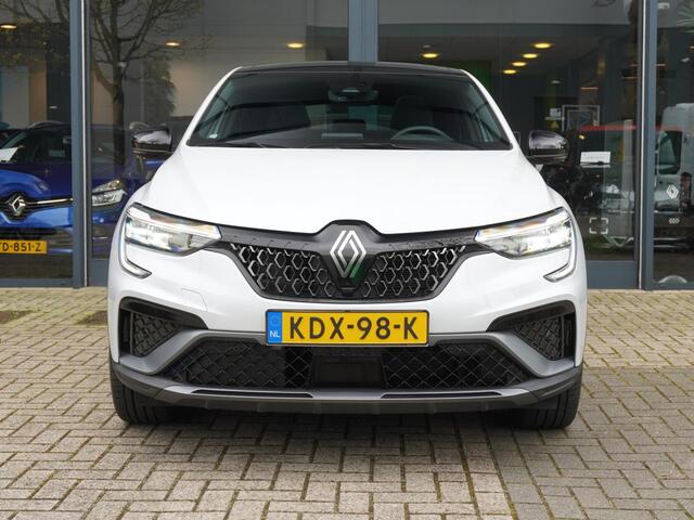Renault Arkana 1.6 E-Tech full hybrid 145 esprit Alpine AUTOMAAT / PANO / FABRIEKSGARANTIE 2029 / NAVI / CAMERA / BLINDSPOT / PDC 360 / PRIV GLASS / ADAPT. CRUISE / STOELV. / STUURV. / CLIMATE / APPLE CARPLAY / ANDROID AUTO / RESERVEWIEL / 19'' LMV