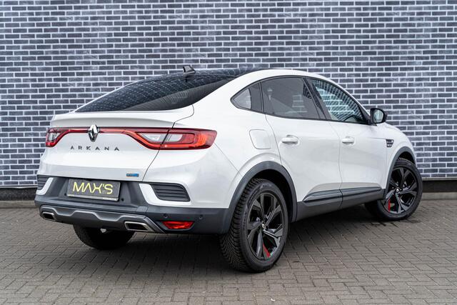 Renault Arkana 1.6 E-Tech Hybrid 145 R.S. Line | Two-Tone | Navigatie | Apple Carplay | Android Auto | Stoelverwarming | Lederen Bekleding | LED Koplampen | Elektrisch Verstelbare Voorstoelen | Lichtmetalen Velgen 18 inch