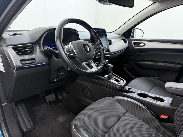 Renault Arkana 1.6 E-Tech Hybrid 145PK Automaat Trekhaak Adap.Cruise Navi Camera Ecc Apple Carplay Android Auto Intens Regen-Lichtsensor Lmv 18" Privacy Glas Pdc Bluetooth DAB Lane Assist Isofix Origineel Nederlandse Auto