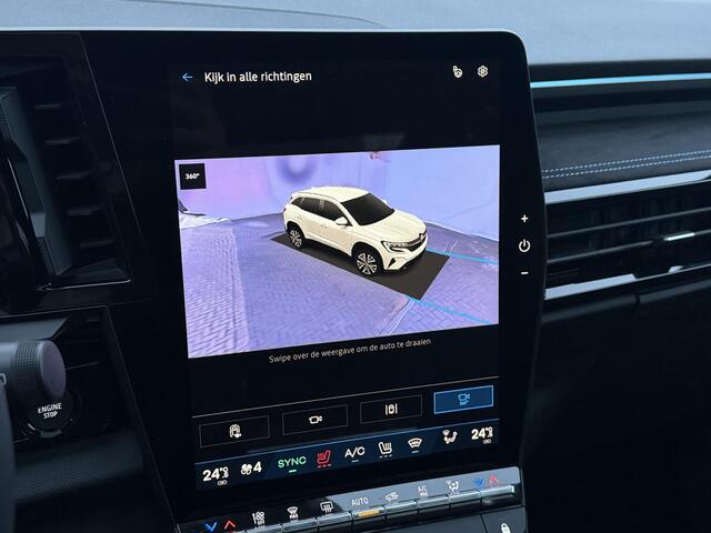 Renault Austral E-Tech full hybrid 200 techno esprit Alpine / Fabrieksgarantie tot 04-2027 / Panoramadak / 360 Camera / Navigatie / Adaptieve Cruise / Dodehoekdetectie met correctie / ApplecarPlay & Android Auto / DAB / Elektr Stoelen / Stoel Massage / Stoelverwarming / 