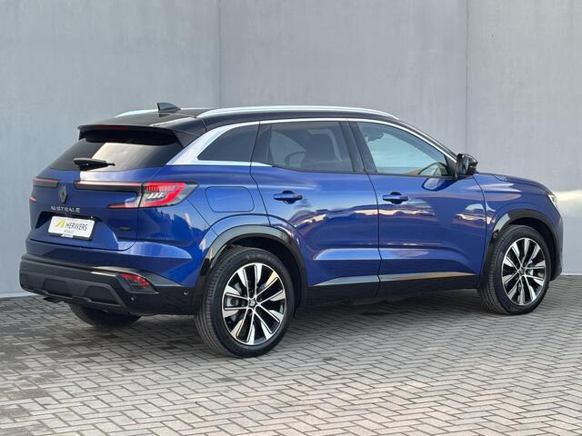 Renault Austral 1.2 E-Tech full hybrid 200 techno / Fabrieksgarantie tot 03-2028 / Panoramadak / Trekgewicht 1500 kg / Pack Look / 360 Rondomzicht camera / Apple Carplay Android Auto / Adaptief cruise control / Keyless Entry/Start / Draadloze telefoon lader /