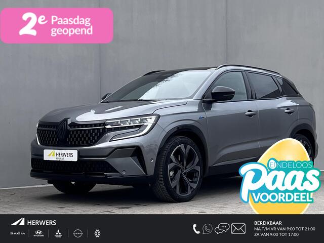 Renault Austral E-Tech Hybrid 200 Techno Esprit Alpine Automaat / Fabrieksgarantie tot 04-2027 / Panorama dak / 1.500 kg trekgewicht / Adaptieve CC / Stoel- en voorruitverwarming / Lende massage / Camera 360° / Parkeer assistent / Apple Carplay Android / 20" LM wielen & 