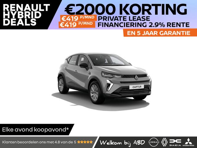 Renault CAPTUR Evolution Full hybrid | Achteruitrijcamera | Handbediende airconditioning | LED-achterlichten