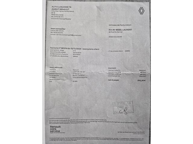 Renault CAPTUR 1.3 TCe 140 Zen Automaat / 1500kg Trekgewicht / Pack Easy Link / Apple Carplay Android Auto / Keyless Entry/Start / Cruise control / Parkeersensoren achter / Climate control / Stoelverwarming /