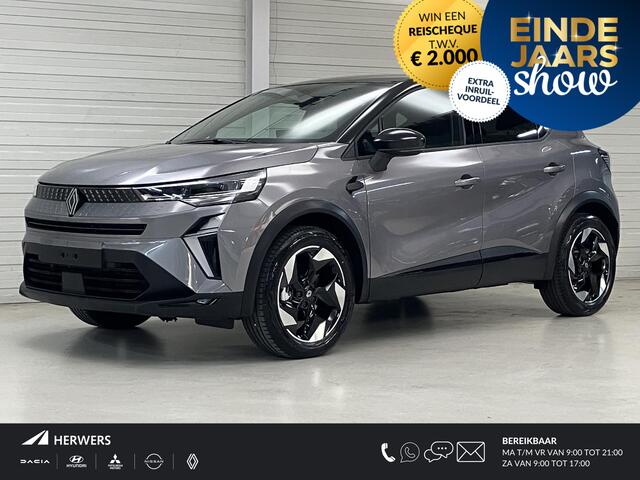 Renault CAPTUR 1.8 E-Tech full hybrid 160 Techno Automaat / Nieuwe Auto, Direct Leverbaar / Android Auto/Apple CarPlay / Climate Control / Camera / Adaptive Cruise Control / 18 Inch Wielen /