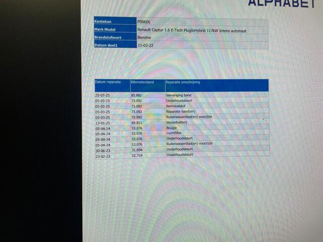 Renault CAPTUR 1.6 E-Tech Plug-in Hybrid 160 Intens Automaat - Digitaal Cockpit, Carplay, Navi, Camera, Cruise