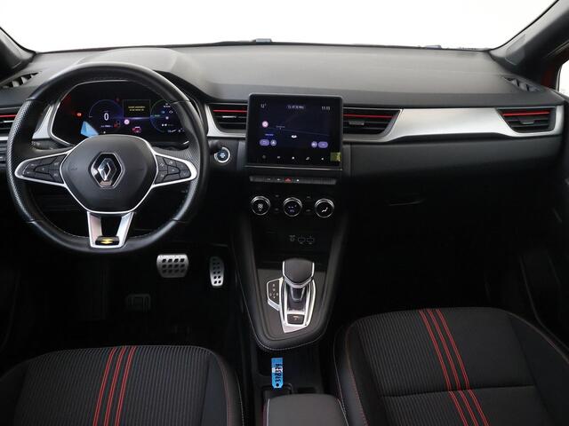 Renault CAPTUR 1.6 E-Tech Plug-in Hybrid 160 R.S. Line PARK ASSIST V+A MET CAMERA/ DAKRAILS SATIJN/ CLIMATE- EN CRUISE CONTROLE/ ETC... ZEER LAGE KM-STAND! DEALER ONDERHOUDEN!