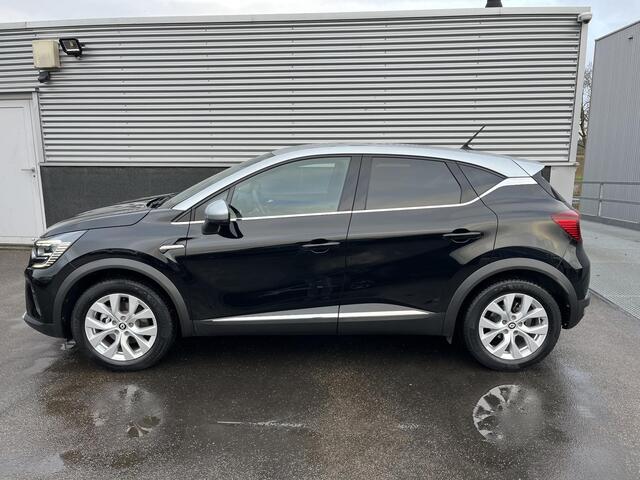 Renault CAPTUR 1.6 E-Tech Hybrid 145 Intens Bi-Tone 1e eigenaar nieuw geleverd. Super Compleet incl: Trekhaak, LM velgen. Cruise Control, Climate control