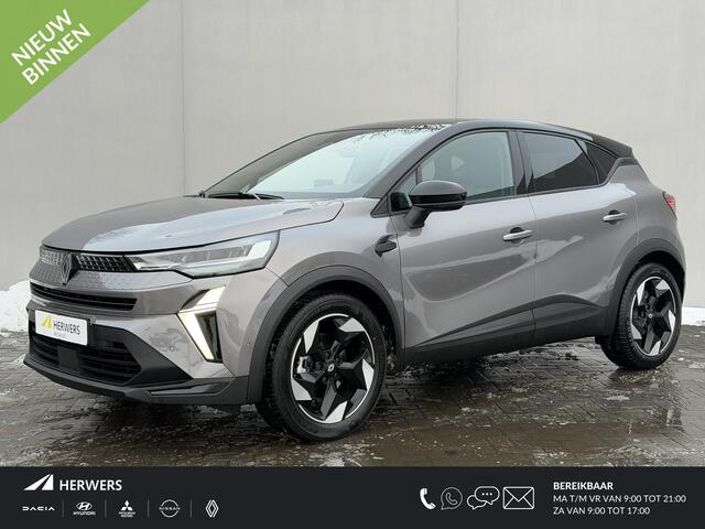 Renault CAPTUR 1.6 E-Tech full hybrid 145 techno / Fabrieksgarantie tot 04-2027 / Navigatie / Camera / Apple Carplay & Android Auto / Two Tone / DAB / Lane Assist / Cruise / Clima /