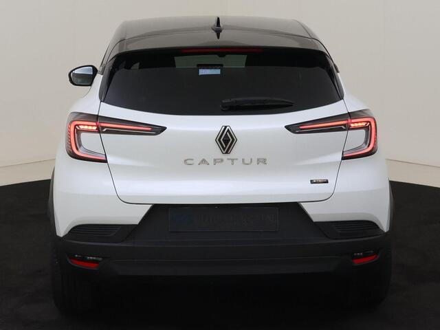 Renault CAPTUR 1.8 E-Tech full hybrid 160 TECHNO/ ADAPTIVE CRUISE / PARK ASSIST V+A MET CAMERA/ RESERVE WIEL/ TWO-TONE WIT/ZILVER PARELMOER/ ETC... RIJKLAAR!