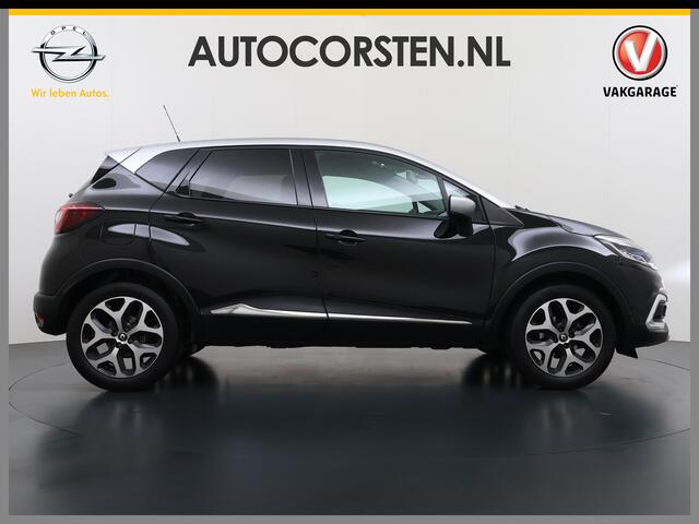 Renault CAPTUR T 90pk Intens Navi Ecc Cruise Control Two-Tone Pdc Keyless 0.9 TCe Lmv 17" Led Regen-Lichtsensor Isofix Bluetooth Privacy Glas Mooie en complete Renault Captur 1148kg licht