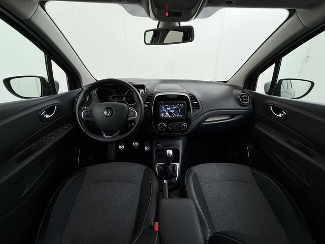 Renault CAPTUR T 90pk Intens Navi Ecc Cruise Control Two-Tone Pdc Keyless 0.9 TCe Lmv 17" Led Regen-Lichtsensor Isofix Bluetooth Privacy Glas Mooie en complete Renault Captur 1148kg licht