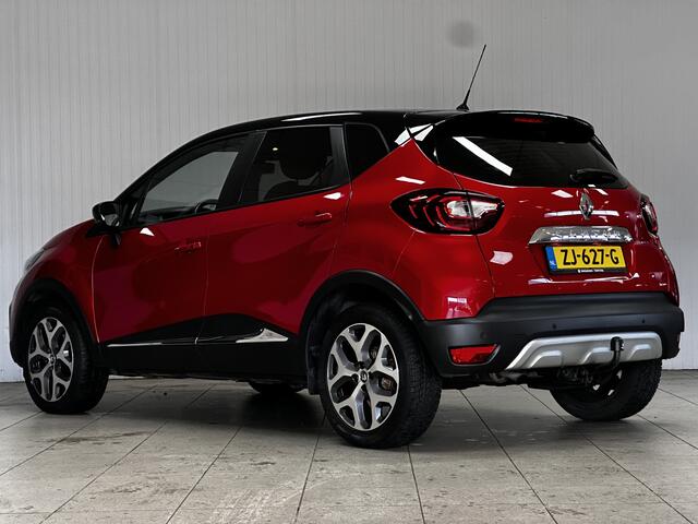 Renault CAPTUR 1.2 TCe Intens/ DEALER ONDERHOUDEN!/ Automaat!/ Two-Tone/ Trekhaak/ Leder/ Keyless/ Keyless/ Extra getint glas/ Stoelverw./ DAB+/ Navi/ Clima/ Cruise/ Bluetooth/ Multi. LEDER. Stuur/ LED Mistl./ PDC/ LED Dag