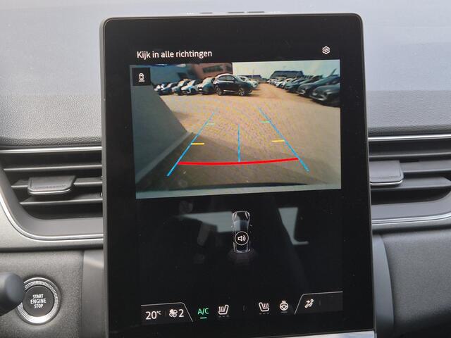 Renault CAPTUR 1.3 mild hybrid 160 techno / Fabrieksgarantie tot 04-2027 / Navigatie via Apple Carplay of Android Auto / Stuur- & Stoel verwarming / Achteruitrijcamera / Adaptief cruise control / Trekgewicht 1200 kg / Keyless Entry/Start / Climate control /