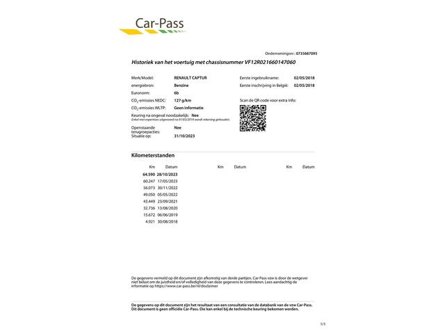 Renault CAPTUR 1.2 TCe Edition One
