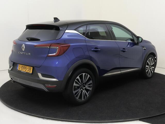 Renault CAPTUR 1.3 TCe 140 Initiale Paris | Apple Carplay/Android | cruise control adaptief | dodehoek detectie | electronic climate control | LED koplampen | lichtmetalen velgen 18" | luxe lederen bekleding | navigatiesysteem full map | rijstrooksensor met correctie | 