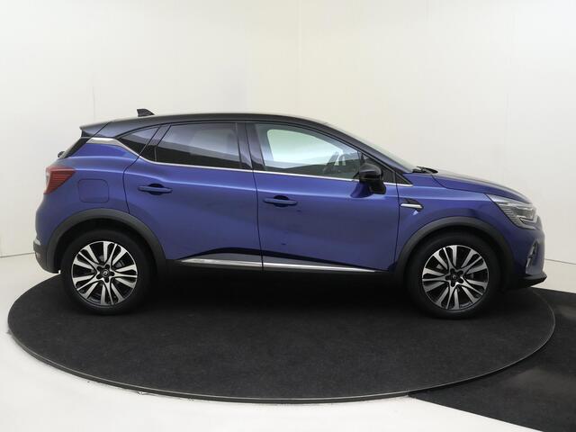 Renault CAPTUR 1.3 TCe 140 Initiale Paris | Apple Carplay/Android | cruise control adaptief | dodehoek detectie | electronic climate control | LED koplampen | lichtmetalen velgen 18" | luxe lederen bekleding | navigatiesysteem full map | rijstrooksensor met correctie | 