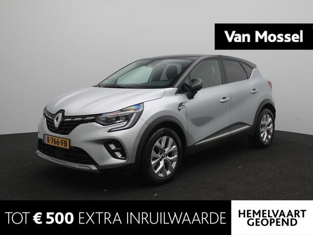 Renault CAPTUR TCe 100 Intens | EASY LINK multimedia systeem met Apple CarPlay & Android Auto | Parkeersensoren achter | Climate Control | Haaievin antenne | Lichtmetalen wielen 17" 'Bahamas'