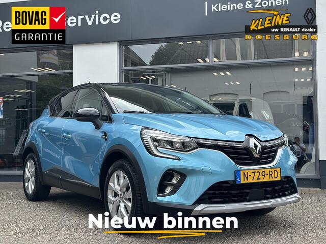 Renault CAPTUR TCe 140 EDC Intens | All seasonbanden | Prachtige kleur Celadon blauw | Easylink navigatiesysteem | Parkeersensoren achter | Dealeronderhouden |