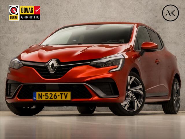 Renault CLIO 1.0 TCe R.S. Line (VIRTUAL COCKPIT, APPLE CARPLAY, GROOT NAVI, CLIMATE, BOSE AUDIO, LEDER, SPORTSTOELEN, 360 CAMERA, GETINT GLAS, KEYLESS, NIEUWE APK, NIEUWSTAAT)