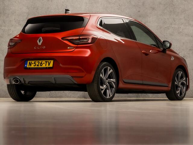 Renault CLIO 1.0 TCe R.S. Line (VIRTUAL COCKPIT, APPLE CARPLAY, GROOT NAVI, CLIMATE, BOSE AUDIO, LEDER, SPORTSTOELEN, 360 CAMERA, GETINT GLAS, KEYLESS, NIEUWE APK, NIEUWSTAAT)