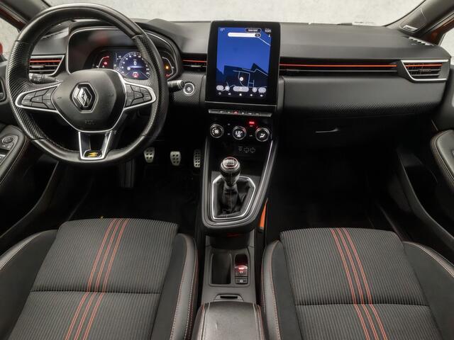 Renault CLIO 1.0 TCe R.S. Line (VIRTUAL COCKPIT, APPLE CARPLAY, GROOT NAVI, CLIMATE, BOSE AUDIO, LEDER, SPORTSTOELEN, 360 CAMERA, GETINT GLAS, KEYLESS, NIEUWE APK, NIEUWSTAAT)