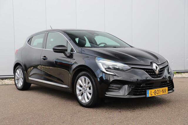 Renault CLIO 1.6 E-Tech Hybrid 140 Intens 140PK Automaat Half Leder Keyless 16 inch LMV Sfeerverlichting LED Navigatie Carplay Android Rijstrooksensor Climate Cruise Control Parkeersensor