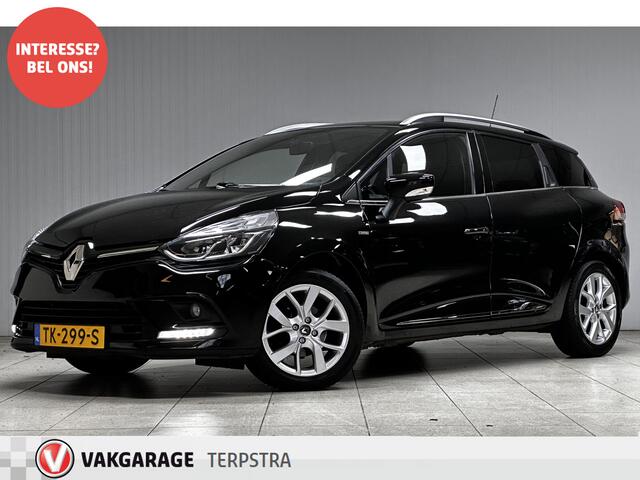 Renault CLIO Estate 0.9 TCe Limited/ Trekhaak/ DAB+/ Keyless/ Navi/ Airco/ Cruise/ Elek. pakket/ Isofix/ Bluetooth/ Armsteun/ Multi. LEDER. Stuur/ 16'' LMV/ Mistl./ PDC/ Extra getint glas.