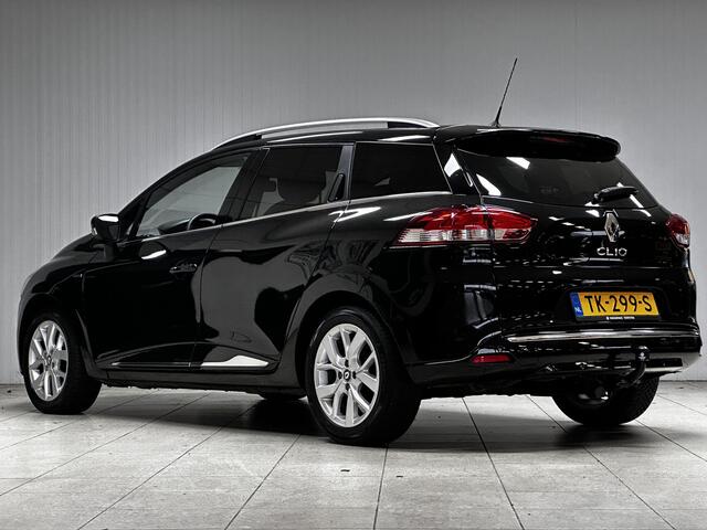 Renault CLIO Estate 0.9 TCe Limited/ Trekhaak/ DAB+/ Keyless/ Navi/ Airco/ Cruise/ Elek. pakket/ Isofix/ Bluetooth/ Armsteun/ Multi. LEDER. Stuur/ 16'' LMV/ Mistl./ PDC/ Extra getint glas.