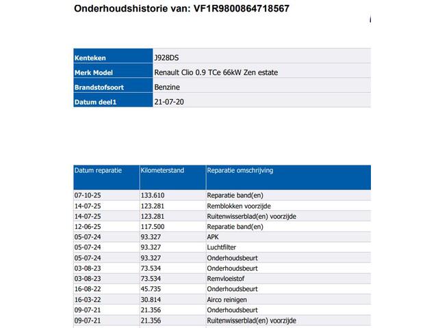 Renault CLIO Estate 0.9 TCe Zen 90PK / Trekhaak / Pdc. / Airco / Navigatie / Radio multimedia