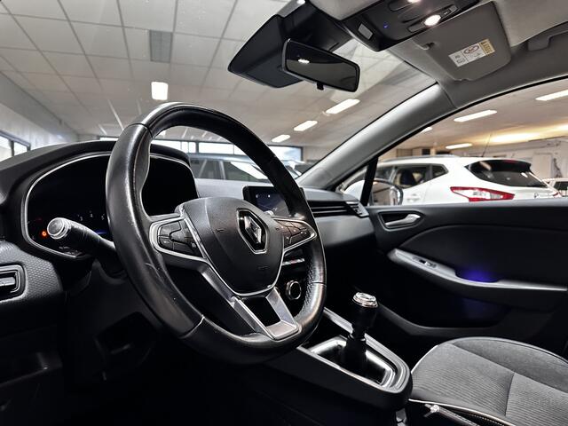 Renault CLIO 1.0 TCe Intens/ Virtual Dash./ 16'' LMV/ LED Koplampen/ Keyless/ Apple + Android/ Half-Leder/ DAB+/ Lane-Assist./ Navi/ Clima/ Cruise/ Elek. pakket/ Isofix/ Bluetooth/ Multi. LEDER. Stuur/ PDC.